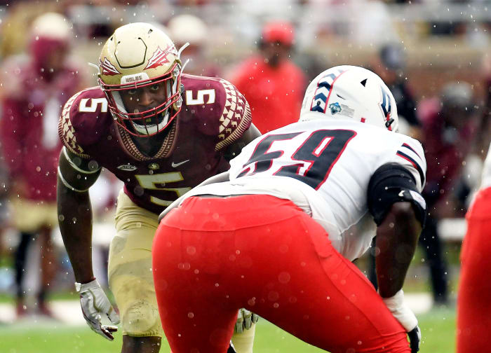 Florida State edge defender Jared Verse